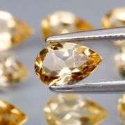 Ravishing 6.75ct 9pc golden Citrine set