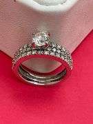 CERTIFIED 14K WHITE GOLD DIAMOND ENGAGEMENT RING