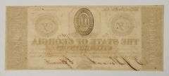 1865 $5 Dollars - The State Of Georgia, Circulated