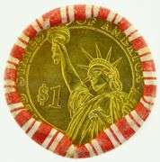 2007 Thomas Jefferson Presidential Dollar $25 Coins Unopened $1 Roll