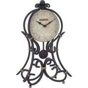 Howard Miller Wrought-Iron Mantel Clock