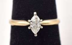 Darling Solitaire Diamond Engagement Ring in 14K Yellow Gold