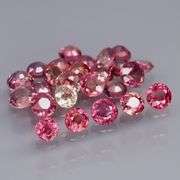 Untreated!!! 3.80ct fancy rose colored Songean Sapphire set!