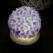Natural Crystal Amethyst Crystal Lamp