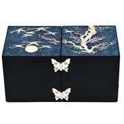 Handmade Twin Korean Mother of Pearl Jewelry Box