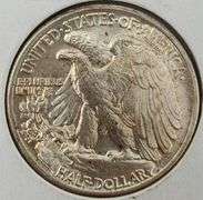1945 Walking Liberty Half Dollar, Circulated