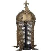 Medieval Ottoman Chainmail Helmet with Stand