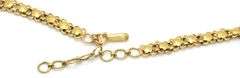 22k Gold Indian Necklace with Diamonds and green Enamel