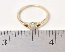 Wonderful Opal Ring in 10K Yellow Gold