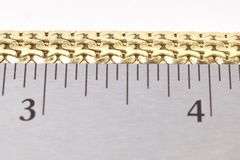 Beautiful Mesh Braid Bracelet in 14K Yellow Gold