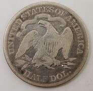 1877 Seated Liberty Half Dollar, Circulated