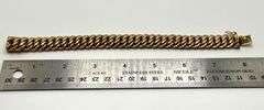 Elegant 18kt Yellow Gold Italian Link Bracelet - 28 Grams, 8 Inches of Timeless Beauty