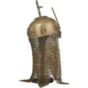 Medieval Ottoman Chainmail Helmet with Stand