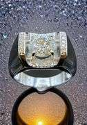 Men's 3.75 Ct White VVs1 H-I Fire Moissanite Ring