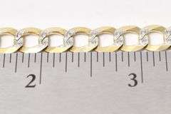 Lavish Men's Curb Link Bracelet in 14K Yellow Gold