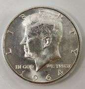 1964-D Kennedy Half Dollar AccuGrade MS66