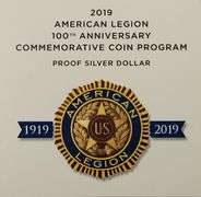 2019-P $1 American Legion 100th Anniversary PR DCAM