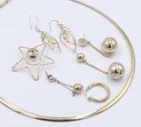 Lot of Vintage 925 Sterling Silver Miscellaneous Jewelry