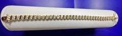 Ladies Sparkling 14 Kt Gold Plated Tennis Bracelet