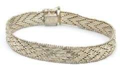 Group lot of  vintage 925 sterling silver bracelets