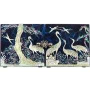 Handmade Twin Korean Mother of Pearl Jewelry Box