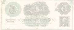 Superb Crisp 1800's $5 Note From The City Of Hudson Wisconsin!
