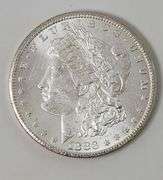 1883 CC Morgan Silver Dollar, UNC Quality