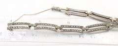 Group lot of  vintage 925 sterling silver bracelets