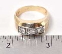 Men's Diamond Ring in 14K Yellow gold
