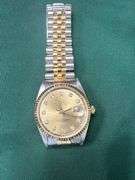Rolex Men's Two-Tone Datejust 36mm with Sapphire Crystal | 1995, Champagne Dial