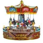 Festive Musical Carousel Handcrafted