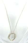 Tiffany & Co 1837 circle pendant on chain