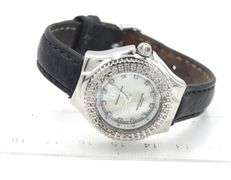 Technomarine Techno Lady mop dial on double diamond bezel watch