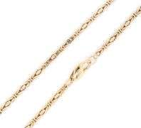 14kt Yellow gold Square Byzantine chain necklace