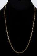 14k Yellow Gold-Hollow Figaro Link Chain 2.6mm Necklace 22"