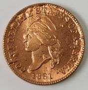1861 "RESTRIKE" Confederate 1 Cent