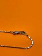 CERTIFIED 14K WHITE GOLD DIAMOND CHAIN AND PENDANT