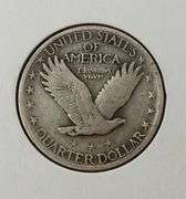 1919 P Standing Liberty Quarter, Circulated