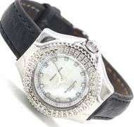 Technomarine Techno Lady mop dial on double diamond bezel watch