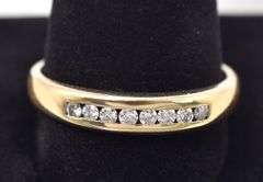 Amazing Diamond Band Ring in 10K Yellow Gold