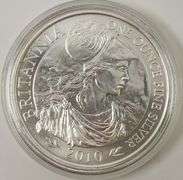 2010 1 Ounce Silver Britannia 2 Pound Coin