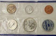 1961 Mint Set P+D In Original Envelope