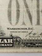 1928 A $1 Dollar Silver Certificate, Circulated