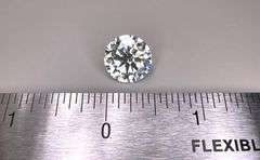 Sparkling 2.44 Ct VVs1 E-F Lab Simulated Diamond Solitaire