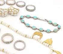 Group lot of silver and some custom jewelry