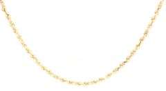 14kt Yellow gold Rope chain necklace
