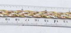 Italian 925 sterling silver braided bracelet