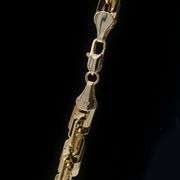 Huge 100.3 Gram 14 Kt Gold Plated Rope Chain Necklace