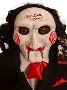 Tobin Bell Autographed Saw Jigsaw Billy Puppet Doll with Tricycle BAS Witness