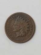1873 Indian Head Cent Closed 3, Circulated